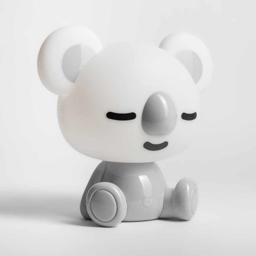 Zuma Line - LED Ściemniana dotykowa lampa stołowa dla dzieci LED/3W/230V koala szary