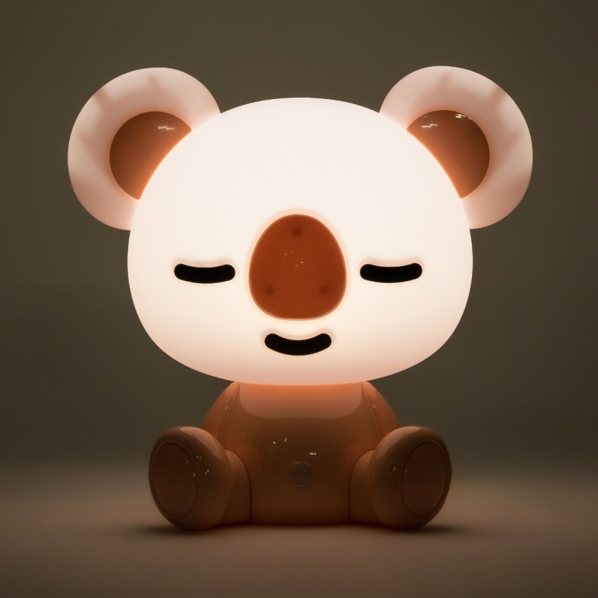 Zuma Line - LED Ściemniana dotykowa lampa stołowa dla dzieci LED/3W/230V koala różowy
