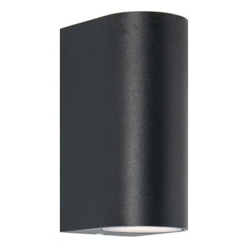 Zuma Line - Kinkiet zewnętrzny 2xGU10/35W/230V IP44 czarny