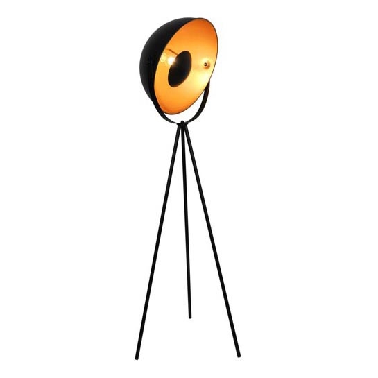 Zuma Line - Lampa podłogowa 1xE27/10W/230V czarna/złota