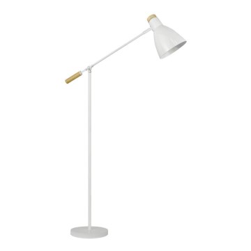 Zuma Line - Lampa podłogowa 1xE27/60W/230V biała/sosna