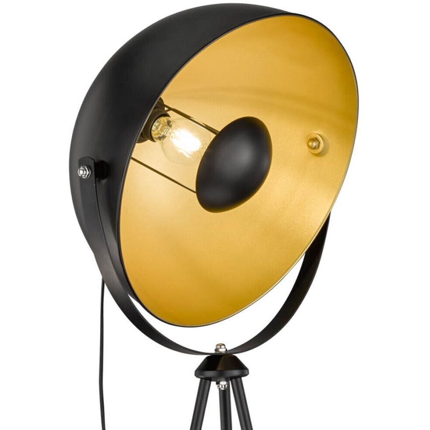 Zuma Line - Lampa podłogowa 1xE27/10W/230V czarna/złota