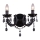 Zuma Line - Lampa ścienna 2xE14/40W/230V czarna