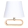 Zuma Line - Lampa stołowa 1xE14/40W/230V bambus/biała