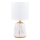 Zuma Line - Lampa stołowa 1xE14/40W/230V biały/złoty/dekor marmuru