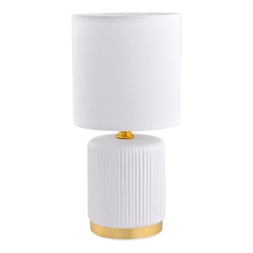 Zuma Line - Lampa stołowa 1xE14/40W/230V biały/złoty