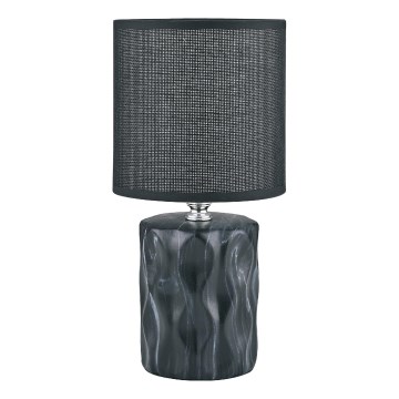 Zuma Line - Lampa stołowa 1xE14/40W/230V czarny/dekor marmuru