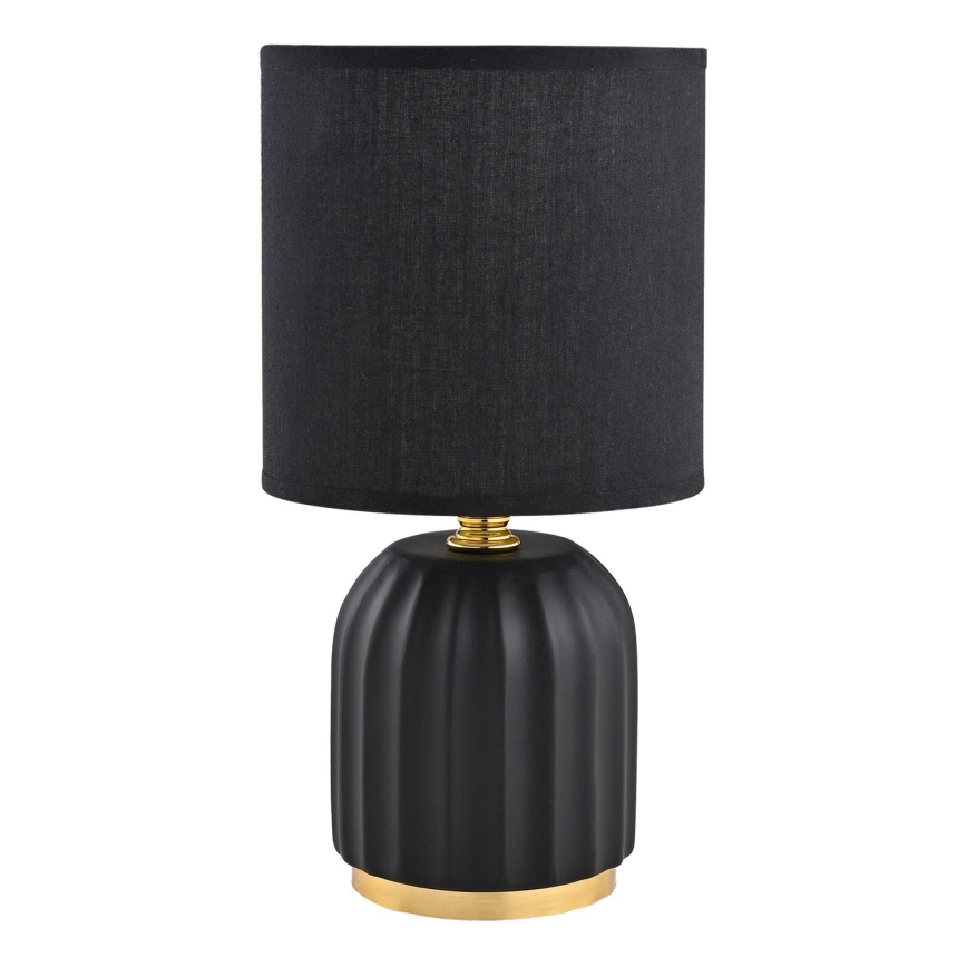 Zuma Line - Lampa stołowa 1xE14/40W/230V czarny/złoty