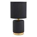 Zuma Line - Lampa stołowa 1xE14/40W/230V czarny/złoty