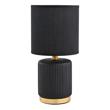 Zuma Line - Lampa stołowa 1xE14/40W/230V czarny/złoty