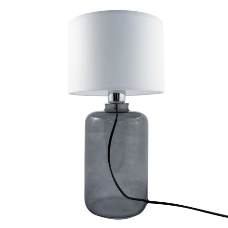 Zuma Line - Lampa stołowa 1xE27/40W/230V biała/czarna