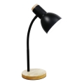 Zuma Line - Lampa stołowa 1xE27/40W/230V czarna/dąb