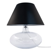 Zuma Line - Lampa stołowa 1xE27/60W/230V czarna