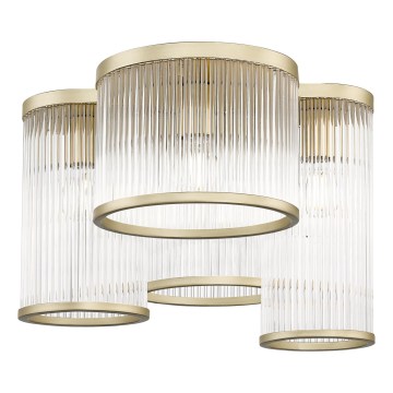 Zuma Line - Lampa sufitowa 4xE27/15W/230V śr. 48 cm złota