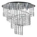 Zuma Line - Lampa sufitowa 6xG9/25W/230V śr. 45 cm błyszczący chrom/przezroczyste szkło