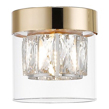 Zuma Line - Lampa sufitowa kryształowa 1xG9/28W/230V złoty
