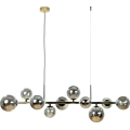 Zuma Line - Lampa wisząca na linkach 10xG9/8W/230V, złoto/przydymiona czerń