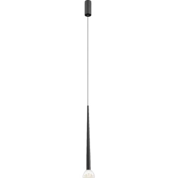 Zuma Line - Lampa wisząca na linkach LED/5W/230V, czarna