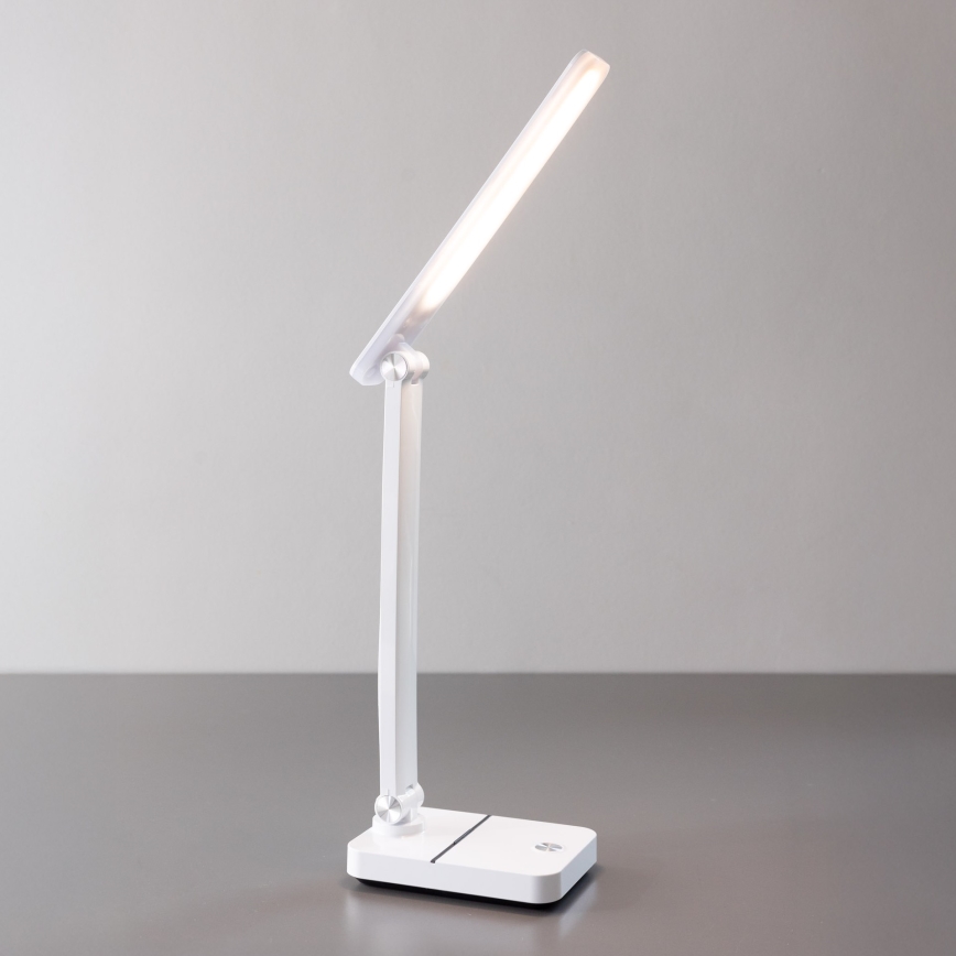 Zuma Line - LED akumulatorowa lampa stołowa LED/8W/1200 mAh 3000/4500/6000K CRI 90 biały