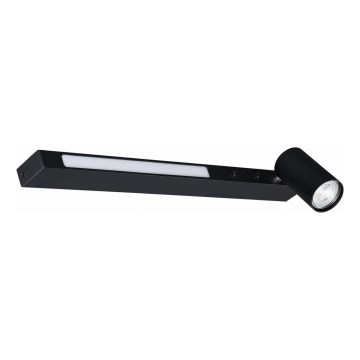 Zuma Line - LED Kinkiet punktowy 1xGU10/5W/230V + LED/8W czarny