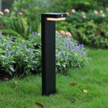 Zuma Line - LED Lampa solarna z czujnikiem ruchu i zmierzchu LED/4,5W/2000 mAh IP44 czarny