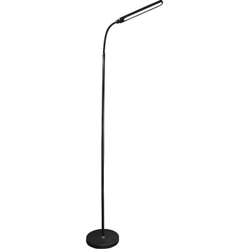 Zuma Line - LED Lampa stojąca ściemnialna LED/10W/230V 3000/4500/6500K czarna