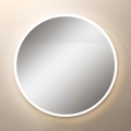 Zuma Line - LED Łazienkowe naścienne lustro z podświetleniem LED/24W/230V 3000/4000/6000K śr. 60 cm IP44 białe/złote