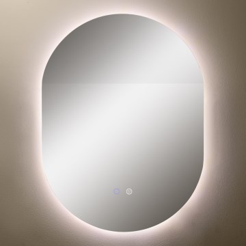 Zuma Line - LED Łazienkowe podgrzewane naścienne lustro z podświetleniem LED/24W/230V 3000/4000/6000K 70x50 cm IP44
