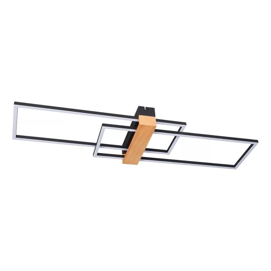 Zuma Line - LED Plafon LED/39W/230V 3000K czarny/sosna