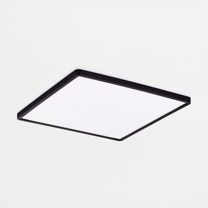Zuma Line - LED Plafon ściemnialny LED/38W/230V + LED/12W 3000/4000/5500K 40x40 cm czarny
