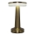 Zuma Line - LED regulowana jasność lampka biurkowa ładowalna LED/2,5W/1200 mAh 3000/4000/6000K złota