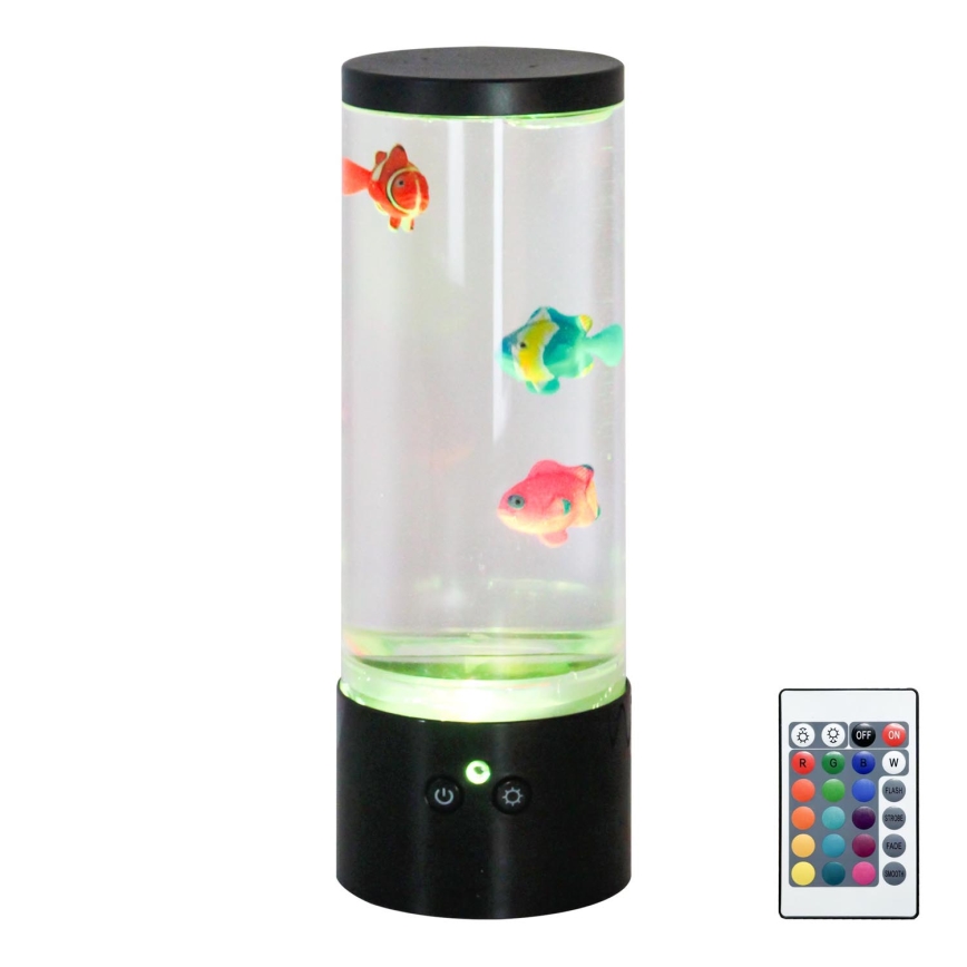 Zuma Line - LED RGB Ściemnialna lampa stołowa LED/1W/5V + pilot zdalnego sterowania