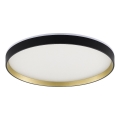 Zuma Line - LED RGBW Plafon łazienkowy ściemnialny LED/32W/230V + LED/8W 3000-6000K IP44 czarny/złoty + zdalne sterowanie