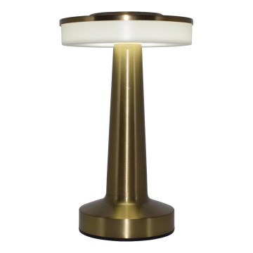 Zuma Line - LED Ściemnialna akumulatorowa lampa stołowa LED/2,5W/1200 mAh 3000/4000/6000K złoty