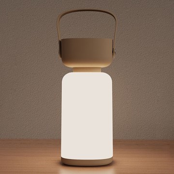 Zuma Line - LED Ściemnialna akumulatorowa lampa stołowa LED/3W/1200 mAh 3000/4000/6500K IP44 brązowy