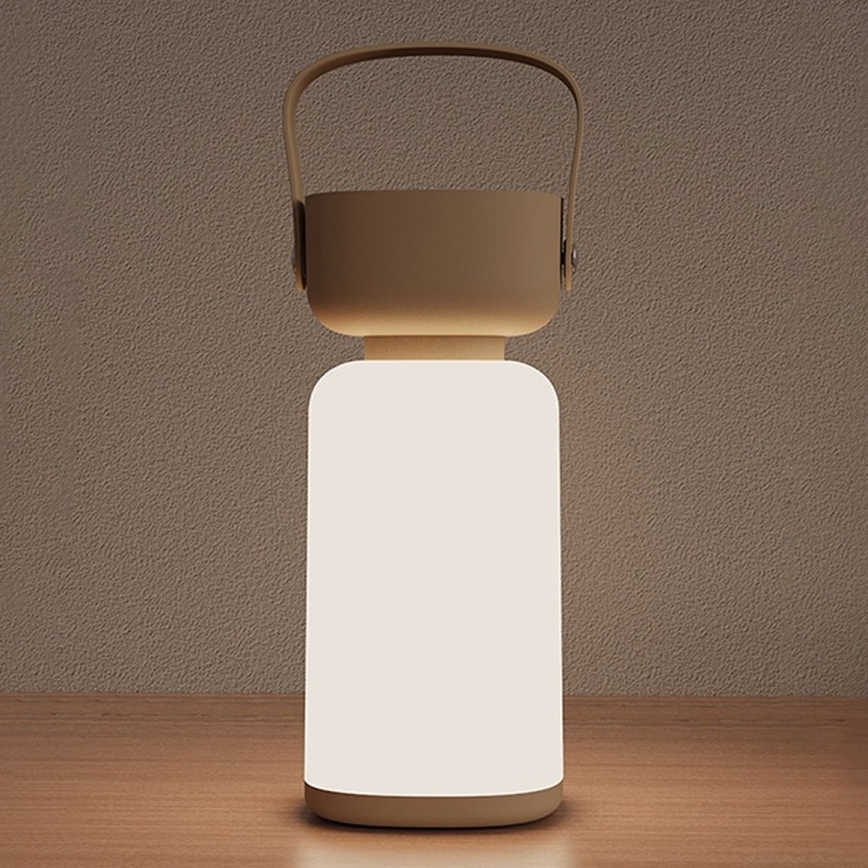 Zuma Line - LED Ściemnialna akumulatorowa lampa stołowa LED/3W/1200 mAh 3000/4000/6500K IP44 brązowy