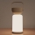 Zuma Line - LED Ściemnialna akumulatorowa lampa stołowa LED/3W/1200 mAh 3000/4000/6500K IP44 brązowy