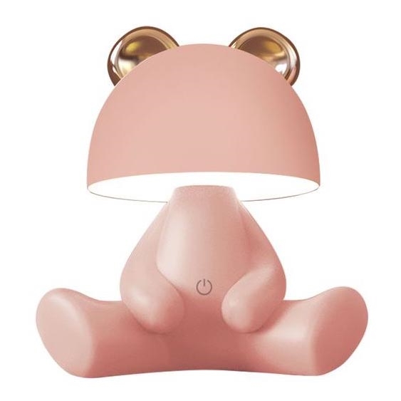 Zuma Line - LED Ściemnialna dotykowa lampa stołowa dla dzieci LED/3W/230V niedźwiedź różowy
