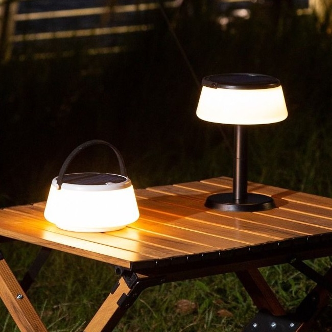 Zuma Line - LED Ściemnialna solární akumulatorowa Lampa stołowa LED/2,2W/2000 mAh IP44 czarny