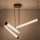 Zuma Line - LED ściemnialny żyrandol na linkach LED/64W/230V 2700-6500K czarny + pilot zdalnego sterowania