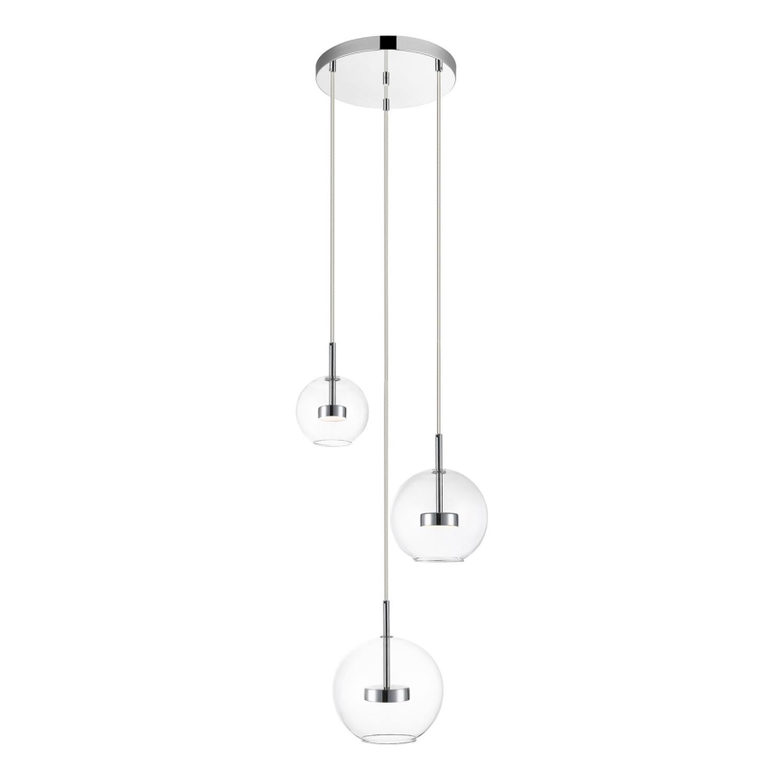 Zuma Line - LED Żyrandol na lince 3xLED/5W/230V chrom błyszczący