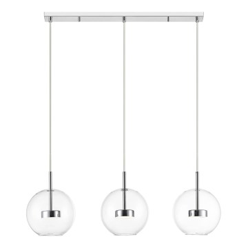 Zuma Line - LED Żyrandol na lince 3xLED/5W/230V chrom błyszczący