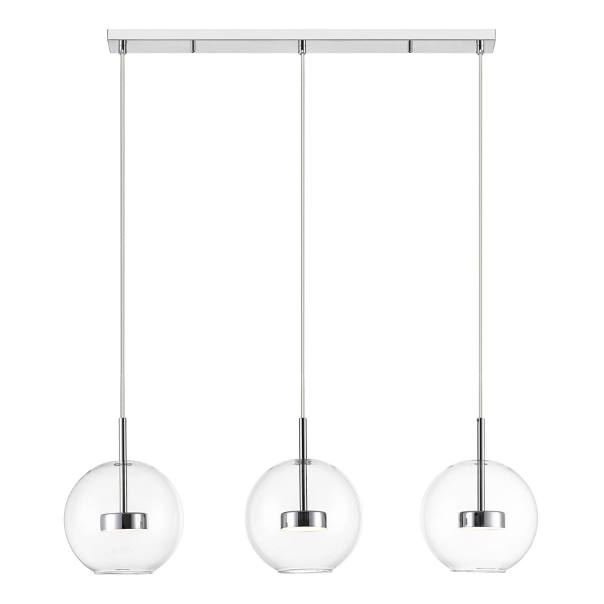 Zuma Line - LED Żyrandol na lince 3xLED/5W/230V chrom błyszczący