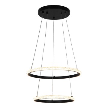 Zuma Line - LED Żyrandol na lince RIDE LED/22W/230V + LED/14W śr. 41 cm czarny