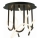 Zuma Line - LED Żyrandol natynkowy LED/45W/230V 3000/4000/6000K czarny