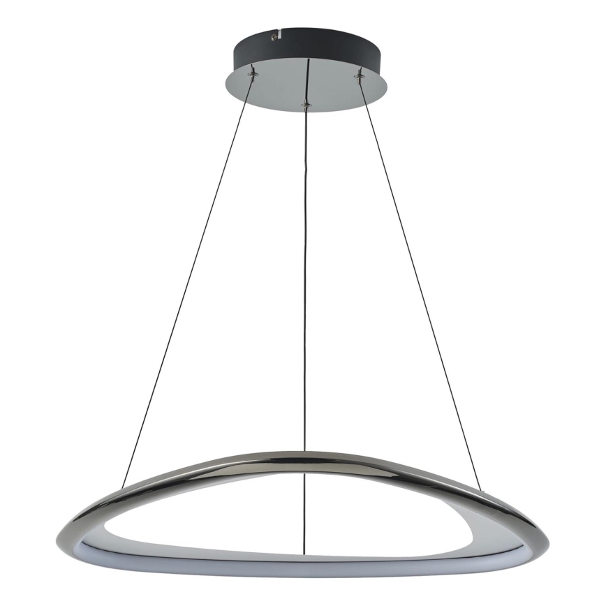 Zuma Line - LED Żyrandol ściemnialny na lince LED/34W/230V 3000K czarny chrom błyszczący