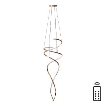 Zuma Line - LED Żyrandol ściemnialny na lince LED/68W/230V 3000/4000/6000K Rose gold + zdalne sterowanie