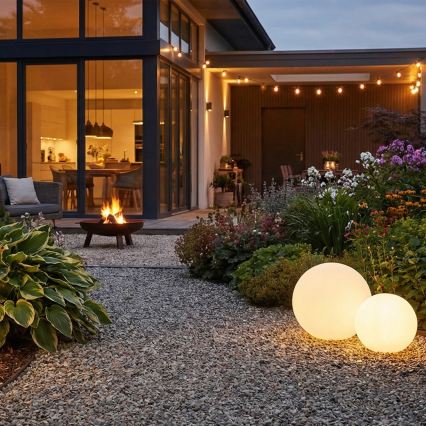 Zuma Line - Lampa zewnętrzna 1xE27/15W/230V, średnica 30 cm, IP44