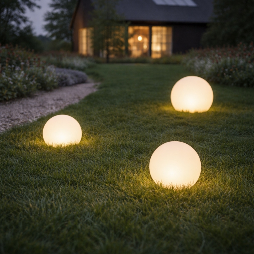 Zuma Line - Lampa zewnętrzna 1xE27/15W/230V, średnica 30 cm, IP44