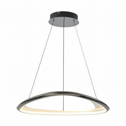 Zuma Line - LED Żyrandol ściemnialny na lince LED/34W/230V 3000K czarny chrom błyszczący